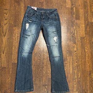 1st Kiss Dark Blue Boot Cut Jeans